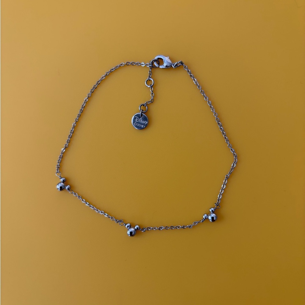 Pura Vida Mickey anklet